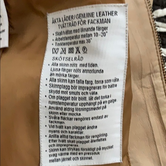 Lamb Napa Jacket, size44, Sweden - Picture 8 of 9